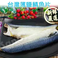 在飛比找環球Online優惠-【賣魚的家】台灣本土薄鹽鯖魚片(220g±9g/2片/包)-