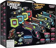 Squad Hero Rechargeable Laser Tag 360° Sensors + LCDs, 4 Set - Gift Ideas for Kids Teens and Adults Boys & Girls Family Fun - Cool Teenage Christmas Group Activity - Teen Gifts Ages 8+ Year Old Boy