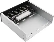 Gatuida Hard Drive Power Controller 6-Way Independent Disk Control Stable Operation