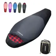 Cold Weather Mummy Sleeping Bag Flannel 0 Degree Winter Sleeping Bag Machine