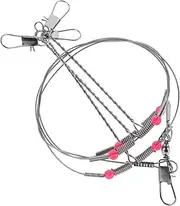 Milisten 1 Set Balance String Hook Fishing Line an Fittings Sea Fishing Hook Rigs Versatile Tackle Rigs Swivel and Snap Rigs Durable Fishing Rigs Outdoor Fishing Gear Stainless Steel