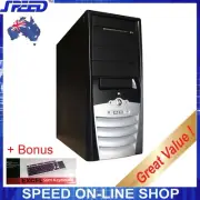 SPEED H2930/2630 Full ATX Mid-Tower PC Computer Case + Bonus Slim Keyboard