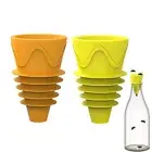 Fruit Fly Bottle Top Trap – Reusable Non-Toxic Indoor/Outdoor Catcher 2Pack