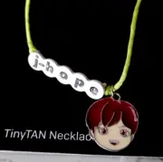 BTS Tiny Tan Colorful Chibi Necklace and Charm Set New J-Hope