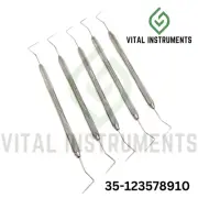 5 Pcs Probe Dental Color Coded Marking Scalers Periodental Instruments