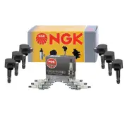 NGK 6 Ignition Coils & 6 V-Power Spark Plugs Kit For Acura CL TL Type-S 3.2L V6