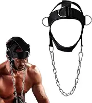 Neck Exerciser - Adjustable Heavy Duty Neck Workout | Exercise Equipment for Home Athletic Training Wrestling Conditioning Trapezius