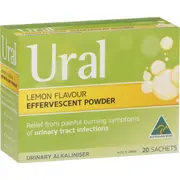Ural Sachets Effervescent Powder 20 pack