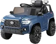 Toyota Kids Electric Ride On Car Tacoma Off Road Jeep Toy Cars Remote 12V Blue