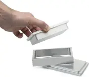 Killydeas Krew Prepress Mold 3"x5" Aluminum Mold Flower Herb Extracting Tool