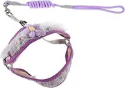 Milisten Adjustable Dog Leash Harness Set for Small to Medium Pets No-Pull Comfortable Nylon for Outdoor Walks