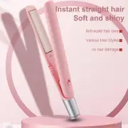 Mini Flat Iron Plug-in 2 in 1 Cordless Hair Curler Hair Straightener Flat Iron
