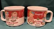 Vintage 1989 Campbell’s Soup Kids “Mm Mm Good!” Soup Mug Red & White Label