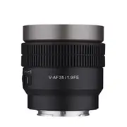 Samyang 35mm T1.9 V-AF Camera Lens for Sony FE Full Frame Black
