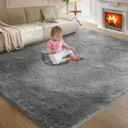 Ultra Soft Rug for Living Room, 5X8 Fluffy Shag Area Rug for Bedroom, Modern ...