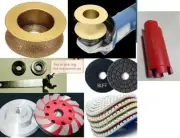 1 1/2" Full Bullnose router bit core bit polish pad grinding cup stone concrete