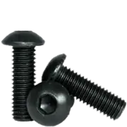 M6-1.00 x 30 mm Button Socket Cap Screw 12.9, UNC, Black Oxide, FT, 25 Pack