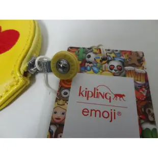 全新 Kipling emoji 零錢包 愛心臉款 微笑零錢包 表情包 配件包 包包吊飾 Kipling專櫃正品 附提袋