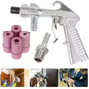 Sandblaster Air Gun Nozzles Sansblasting w/ 5pc Siphon Feed Nozzles Sand Blaster