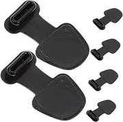 Mipcase 6Pcs USB Type C Dust Plugs Silicone Phone Port Covers Ultra Thin Lightweight Easy to Use and Remove for Smartphones Dust Protection for USB C Ports