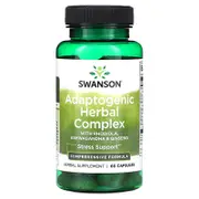 Swanson, Adaptogenic Herbal Complex with Rhodiola, Ashwagandha & Ginseng, 60 Capsules