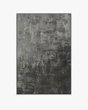 120' x 185' | Machine Washable Runner Rug | Kid & Pet Friendly | Indoor Rug | Impasto Greyscale Rug | Ruggable