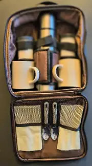 Gevalia Coffee Picnic Backpack For 2 Cooler Festival Concert Picnic H12 New