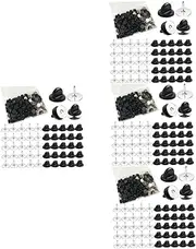 [COHEALI] Rubber Pin Buckle Tie Tack Multipurpose Pin Back Multipurpose Pin and Back Uniform Pin Backs Badge Lapel Pin Back Convenient Pin Keeper Pin Locking Back Brooch Clutch Alloy