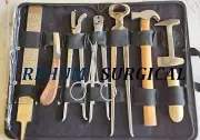 Brand New Horse Farrier Tool Kit Hoof Clincher Nipper RASP Hammer Knife Shoe