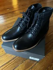 Gorgeous! Never Worn Nisolo Amalia Black Weather Leather, Size 9-1/2