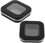 Ipetboom 2pcs Magnetic Eyeshadow Box Storage Travel Mini Toiletry Case for Cosmetics Makeup Powder Container