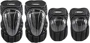 Motorcycle Guard Set | Protective Motorcycle Elbow Guards Collision-Proof | /Set Motorcycle Pads Knee Brace Support Keep Warm Outdoor Elbow Pads for Bicycles Motorcycling