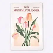 ARDIUM 2024 MONTHLY PLANNER PLANNER TULIP/ Yearly Weekly Daily Planner Journal