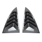 For Model 3 2024+ Rear Side Window Louvers Air Vent Scoop Shades Cover Blinds Spoiler Carbon Fiber