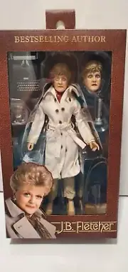 NECA Retro Clothed Action Figures Murder She Wrote 8” Jessica Fletcher IN HAND