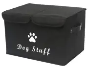 Dog toy box with lid dog storage organizer perfect basket for dog toys living