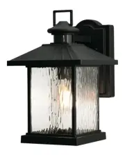 AFX LNNW0914MB Lennon 15" Tall Outdoor Wall Sconce - Black