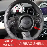Real Carbon Fiber Steering Wheel Center Trim Cover For Mini Cooper R55 R56 R57 (for: Mini)