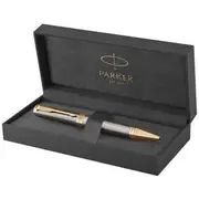 Parker Ingenuity Ballpoint Pen Medium Grey Gold