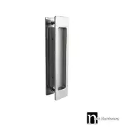 1 Pair Rectangle Flush Pulls (180 x 38mm) - Sliding Door Handles (1163)