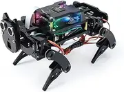 Freenove Robot Dog Kit for ESP32-WROVER CAM (Included), Dual-core 32-bit 240 MHz Microcontroller, Walking, Camera, Touch Sensor, Ultrasonic Ranging, Buzzer, RGB LED, Servo, App