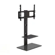 Floor TV Stand with Bracket Shelf Mount