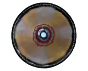 Tuscan Fire Round Glass Vessel Sink