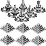 YARNOW 20Pcs Portable Desktop Flag Holders Flagpole Stands with Bases for Office Display and Negotiation Flags Durable