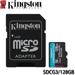 【MR3C】含稅 KINGSTON Canvas Go Plus Micro SD 128GB 記憶卡 170MB/s