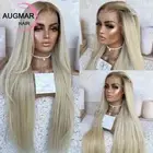 30 Inch Blonde Highlight HumanHair Wig Transparent 13x6 HD Lace Frontal Glueless