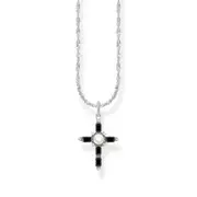 Buy Romance Necklace with black cross pendant by Thomas Sabo online - THOMAS SABO Australia