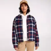 Alpine Design Women's Sherpa Lined Full Zip Shirt Jacket Size L