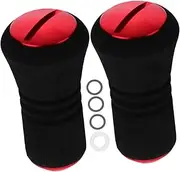Kisangel Fishing Wheel Handle Knobs Pcs Eva Reel Knobs Fishing Tools Supplies Easy to Carry Red