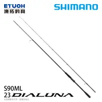 在飛比找漁拓釣具優惠-SHIMANO 23 DIALUNA S90ML [海水路亞